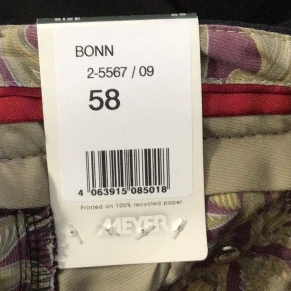 Nwt Meyer black Bonn modern fit pants size 42 - Picture 11 of 11